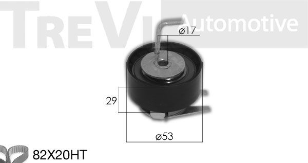 TREVI AUTOMOTIVE Hammashihnasarja KD1468